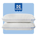2 Pack Queen Size Memory Foam Cooling Pillows with Surface Guard Tech