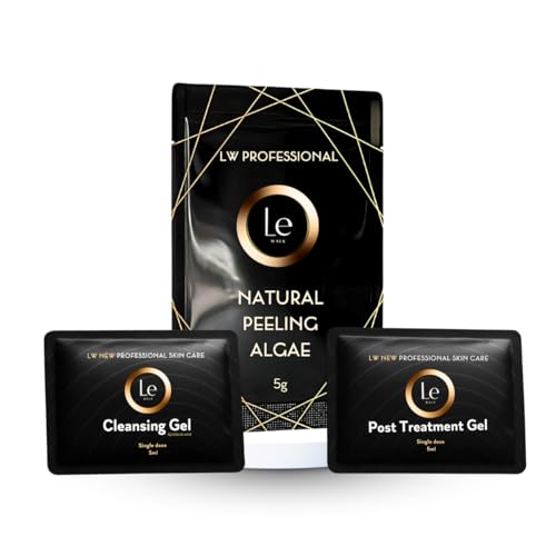 Natural Algae Face and Body Peel Kit - 3-Step Exfoliation for Skin Renewal