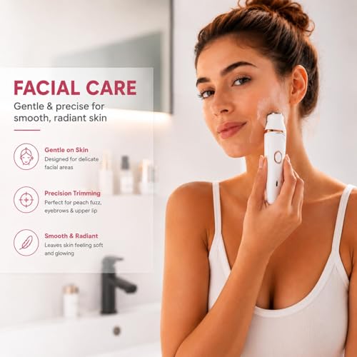 7-in-1 Women’s Electric Body Hair Trimmer Waterproof USB Rechargeable