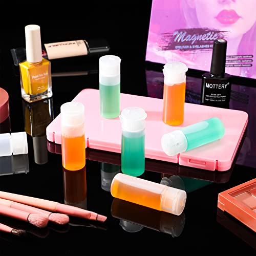 Mini Plastic Travel Sample Bottles Set - 12ml Flip Cap Containers