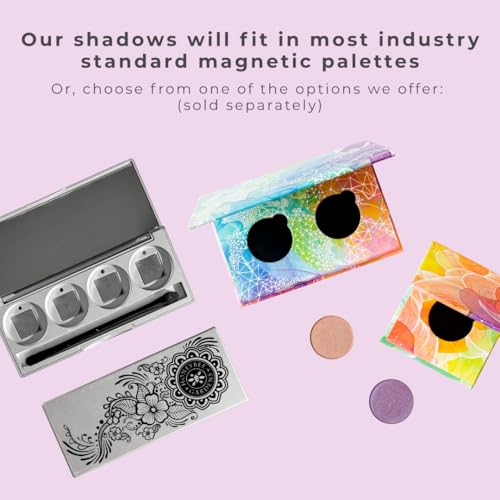 Honeybee Gardens Pressed Powder Eye Shadow Single REFILL, Antique, Matte Pale Cream Bisque, Long-Wearing, Creaseproof Mineral Color With Botanicals, NO CASE OR APPLICATOR