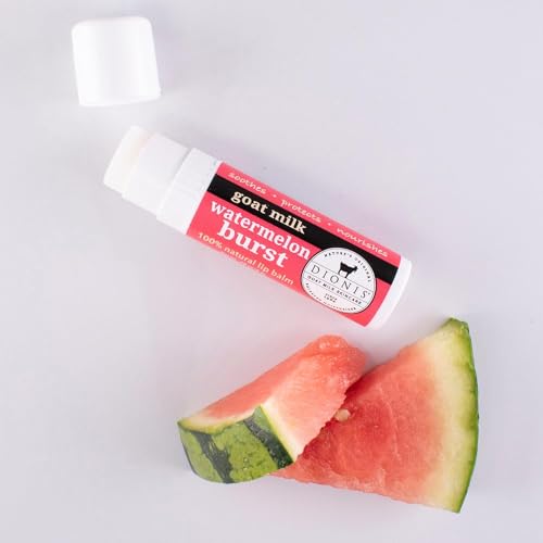 Goat Milk Lip Balm Watermelon Burst Pack of 6 - Moisturizing Lip Care
