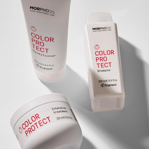 Framesi Morphosis Color Protect Hair Treatment - Anti-Fade Deep Conditioner 8.4 Fl Oz
