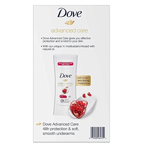 Dove Advanced Care Antiperspirant Deodorant Stick 2.6 oz Pack of 4 for Women