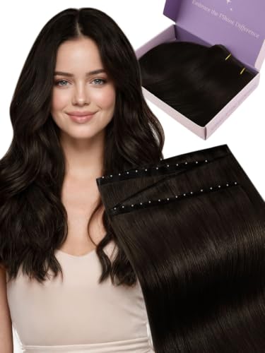 Fshine Butterfly Weft Hair Extensions 50 g 16 Inch Dark Brown - 1.1 #2