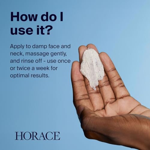 Men's Gentle Face Scrub - Unscented, Natural Exfoliant for All Skin Types