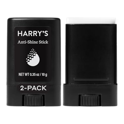 Harry's Anti-Shine Stick for Oily Skin 0.35 oz - Pack of 2 Travel Size