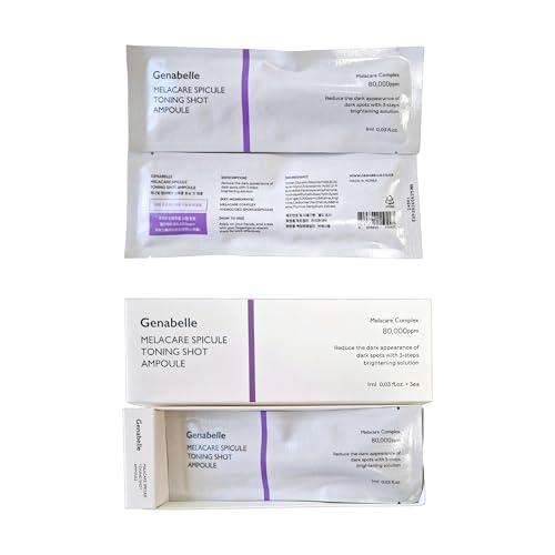 Genabelle Melacare Spicule Toning Serum for Brightening & Pore Refining - 0.03 fl oz 3 Pack