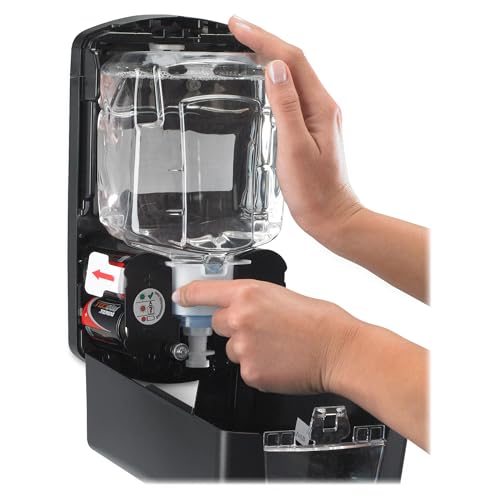 Foam Hand Soap Dispenser Touchless Chrome/Black 1200mL GOJO LTX-12