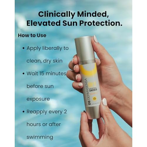 UV-X Mineral Sunscreen SPF 40 ? Broad Spectrum Daily Facial Sunscreen, 1.75 oz (50g) (Lightly Tinted)