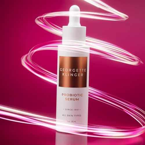 Georgette Klinger Probiotic Serum - Hydrating Face Serum With Hyaluronic Acid For Anti-Aging & Skin Barrier Repair, Balances Skin Microbiome, Enhancing Texture, Prevent Premature Aging - 1 oz