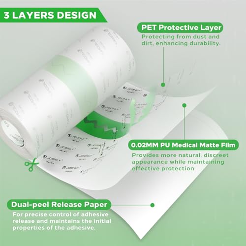 Tattoo Aftercare Bandage Roll 5.9in x 10.9yd Waterproof Transparent Skin Protection Film