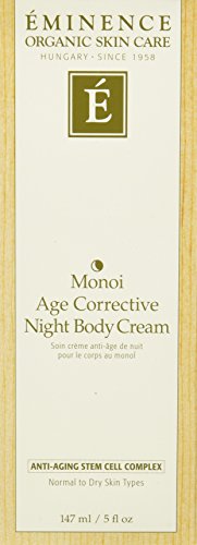 Eminence Monoi Night Body Cream 5 oz - Anti-Aging & Firming Unisex Night Moisturizer