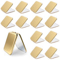 Gold Compact Mirror Bulk 12 Pack - Double-Sided 1X/2X Magnifying Pocket Travel Mirrors for Purse - Daricano