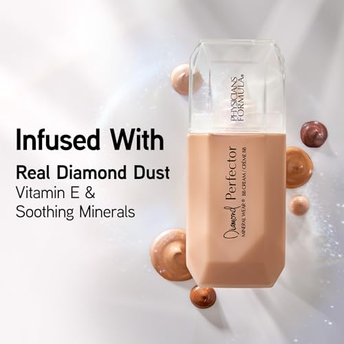 Physicians Formula Mineral Wear Diamond Perfector BB Cream 10-in-1 Tan to Deep, Pack of 2