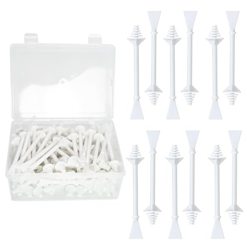 Nose Wax Sticks, 80Pcs Hair Wax Applicator with Disposable Spatulas for Nostril Cleaning, Ear Face Hair Removal for Men Women, Painless