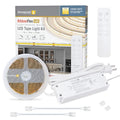 Tunable White LED Strip Light Kit 16ft COB Tape Light with Dimmable Controller