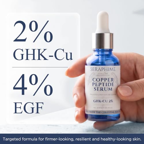 Copper Peptides Face Serum 2% GHK-Cu with EGF & Hyaluronic Acid