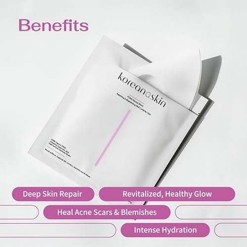 K-Beauty PDRN DNA Complex Hydrogel Sheet Mask ? Korean Regenerative Salmon DNA & Multi-Weight Hyaluronic Acid for Anti-Aging, Firming, Brightening, Deep Hydration ? Box of 4