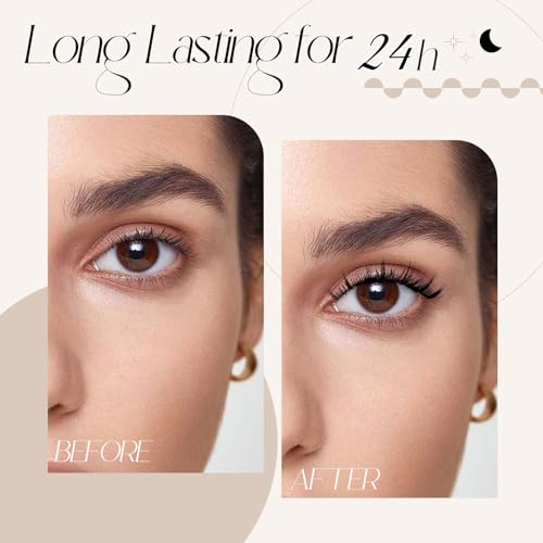 FADLASH Magnetic Eyelashes with Applicator Magnetic Lashes Reusable Natural Look Soft Magnet Eyelash Kit Easy to Wear 1 Pair (B1)