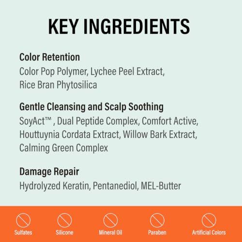 Lumio Color+ Salon Shampoo for Color-Treated & Sensitive Scalp - Sulfate-Free, pH Balanced, 15.89 fl oz