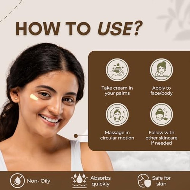 ADHYAY Shata Dhauta Ghrita Skin Renewal Cream Nourishing Hydrating & Age-Defying Ayurvedic Formula Wrinkle Repair & Skincare Infused with 100 times washed Cow Ghee & Marigold Extracts 40 g (Pack of 1)