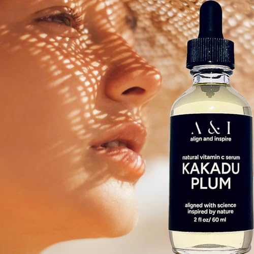 Vitamin C Serum with Organic Kakadu Plum Oil 2oz - Natural Skin Brightening