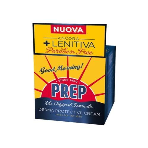 PREP: Derma Protective Cream, Paraben Free 2.53 Fluid Ounce (75ml) Jar (Pack of 2) [ Italian Import ]
