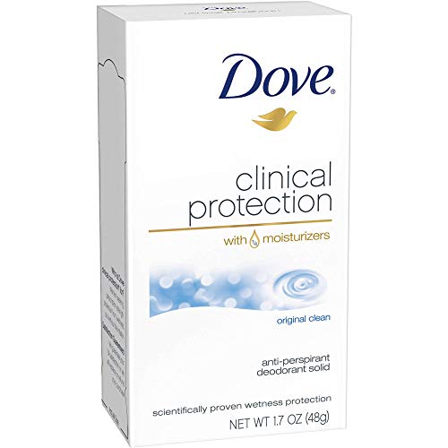 Dove Clinical Protection Deodorant Original Clean 1.7 oz Pack of 12