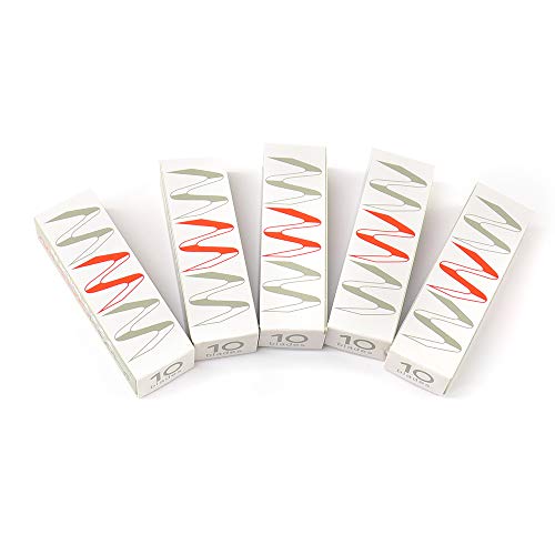 50Pcs Single Edge Razor Blades, Stainless Steel Straight Razor Blade Refills, Eyebrow Trimmer Facial Hair Blades for Women and Men