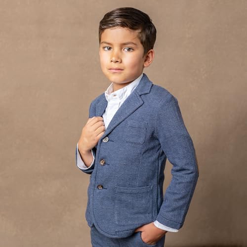Hope & Henry Men's Fleece Blazer with Elbow Patches