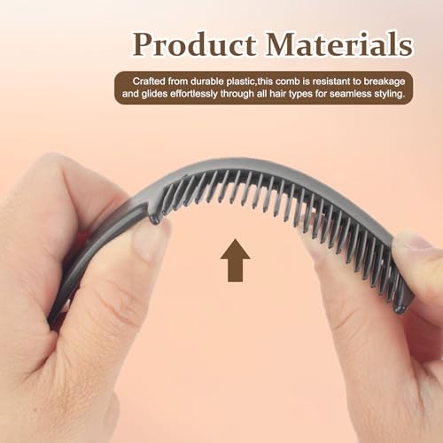 Pack of 200 Disposable Hair Combs Bulk Individually Wrapped for Hair Styling & Care