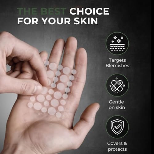 Pimple Patches ? Hydrocolloid Pimple Patches for Face and Skin, Invisible Acne Patches for Pimples, Whiteheads & Blemishes- Ultra-Thin Spot Covers for Day or Overnight Use- 108 Ct.