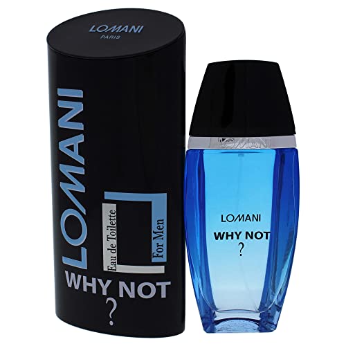 Lomani Why Not for Men - 3.3 Oz Eau de Toilette Spray - Fresh & Long-Lasting