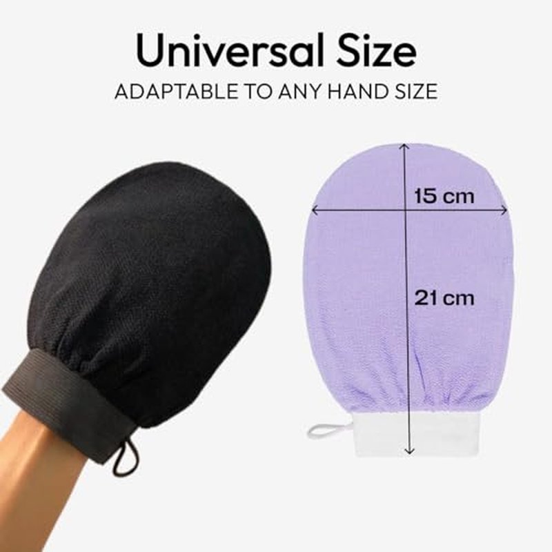 Exfoliating Body Gloves, Viscose Fiber, Remove Dead Skin from Body,Skin exfoliator,Dewy Hours exfoliating Glove,Exfoliating Body Scrubber.