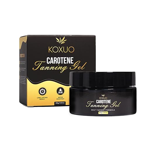 Carotene Tanning Gel ? Self Tanner for Indoor Tanning & Outdoor Tanning Gel ? Natura Looking Bronze Glow 100g / 3.53 fl oz