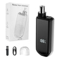 2026 Professional Ear and Nose Hair Trimmer, IPX7 Waterproof USB Rechargeable for Men & Women - Painless Quiet Electric Trimmer, Travel-Friendly, Easy to Clean Dual Edge Blades (Black)