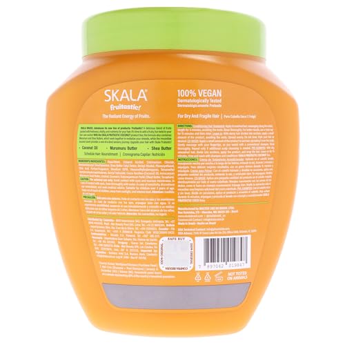 Fruitastic Coconut Hair Treatment Cream 35.3 oz Pack of 2 - Nourishing Deep Conditioner