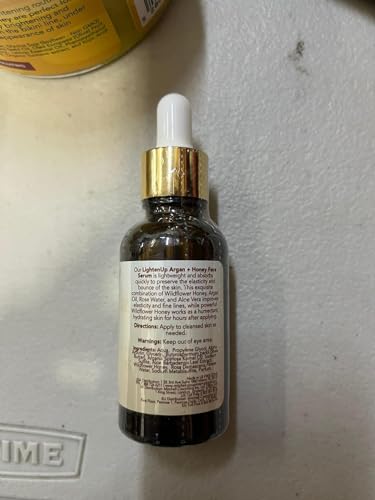 Honey Serum - Skin Brightening Serum with Argan Oil, Aloe Vera & Rose Water - Lighten-Up Variation