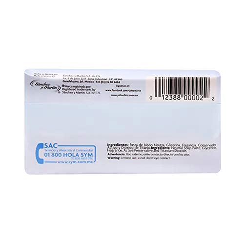 Lirio Neutro Bar Soap. Neutral Base, Anti-Acne and Eczema Treatment Soap. Mild Scent, No Harsh Chemicals. 5.3 Oz. Pack of 6