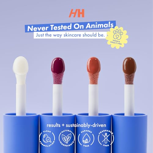 Vegan Squalane Lip Oil Set - Sweet Beet, Sugar Peach & Caramel Chestnut - Non-Sticky Lip Gloss