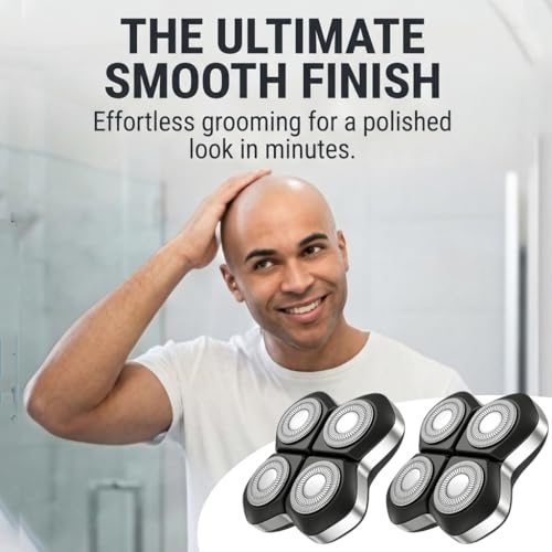 Compatibel with Freebird Pro Replacement Blades,2Pack Compatible with Freebird FlexSeries Pro Electric Head & Body Shaver,Precison and Smooth Shaving.
