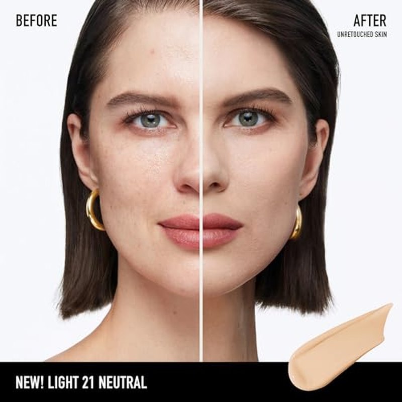 bareMinerals Barepro Performance Wear Liquid Foundation SPF 20, Breathable Makeup for Face, Full Coverage, 24HR Wear, Natural Matte Finish, Vegan