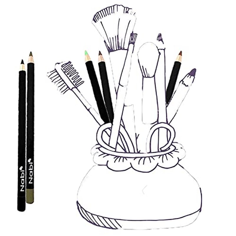 24 pcs Nabi Eyeliner and Eyebrow pencils