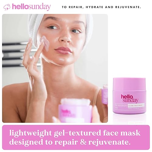 Glow Face Mask for Skin Recovery and Nourishment - 1.7 oz