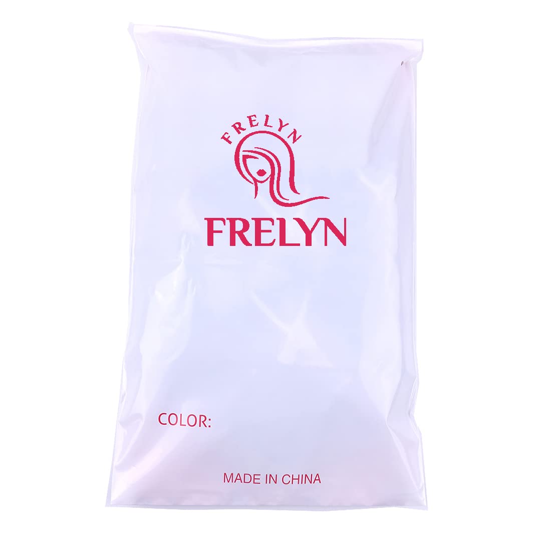 FRELYN Deep Wave Curly Synthetic Hair Weave Bundles - Black, 16-20 Inches, 4 Pack