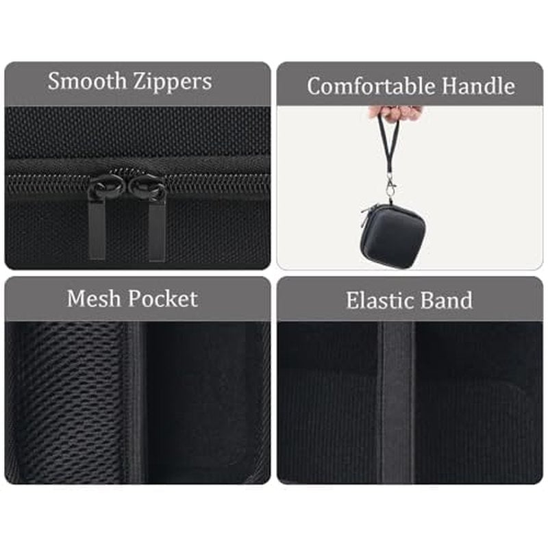 Hard Protective Travel Case Compatible with Men's Balder Boss with Mesh Pocket for Travel, Travel Storage Bag Compaitble with RMton Balder Pro Head Shaver XR7120/XR7000
