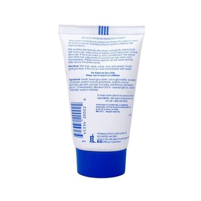 Free & Clear Shampoo, 2 Ounce Travel Size (Pack of 3)