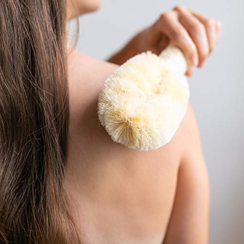 GranNaturals Sisal Body Brush Pack of 3 for Exfoliation & Cellulite Reduction - Dry Skin Care Tool