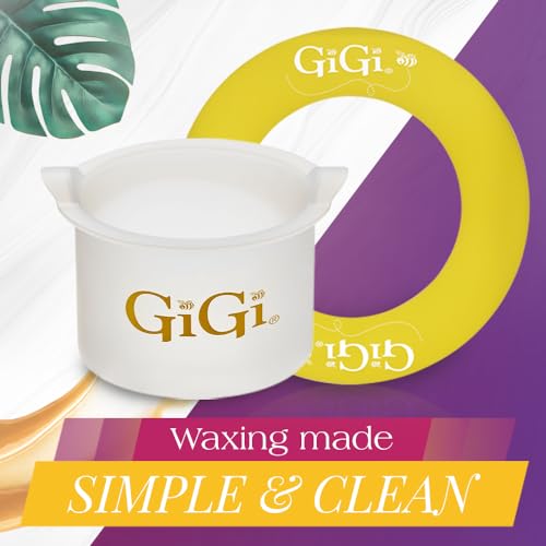 Gigi Reusable Silicone Wax Container with Clean Collar – 14 oz, Pack of 1, Compatible with Wax Warmers